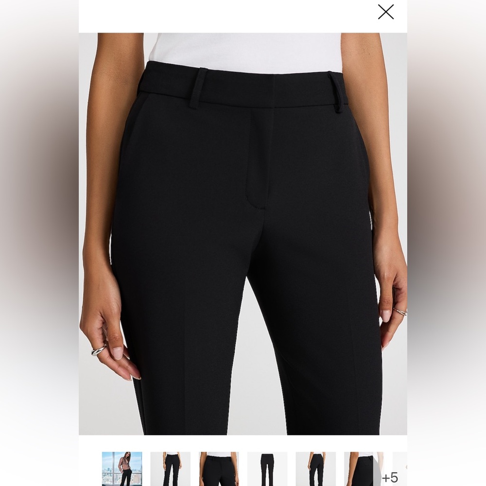 Express Editor Mid Rise Relaxed Trouser NWT - Picture 4 of 9